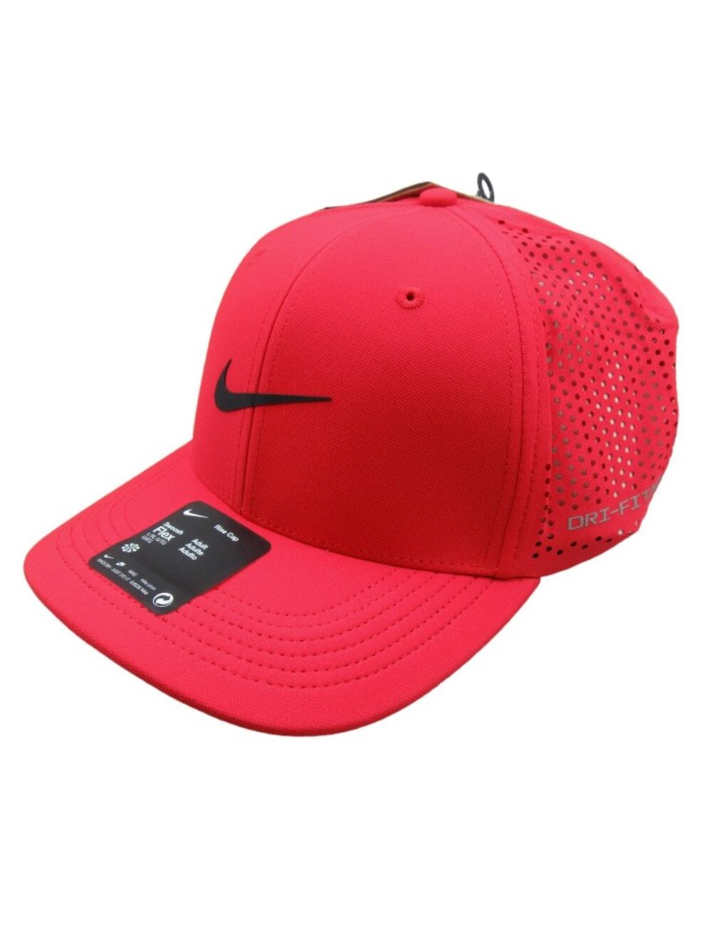 Nike Dri-FIT ADV SwooshFlex Structured Golf Cap Hat Size L/XL Red NEW